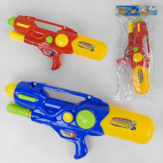 Водный пистолет 1007 (24/2) с накачкой, 2 цвета, в кульке