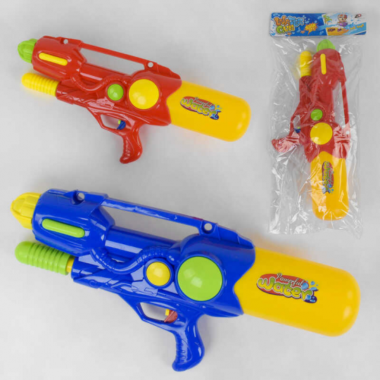 Водный пистолет 1007 (24/2) с накачкой, 2 цвета, в кульке Фото