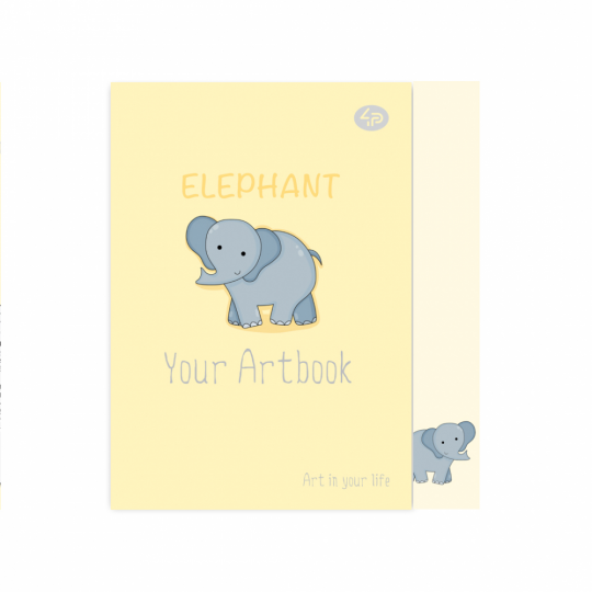 Блокнот TM Profiplan &quot;Artbook elephant&quot;, A5 Фото