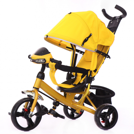 Велосипед трехколесный детский желтый Tilly (TRIKE T-347) Фото