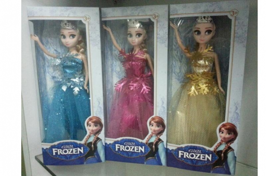 Кукла &quot;Frozen &quot; WQ1420ABC (96шт/2) 3 вида, в кор. 13*32*6см Фото