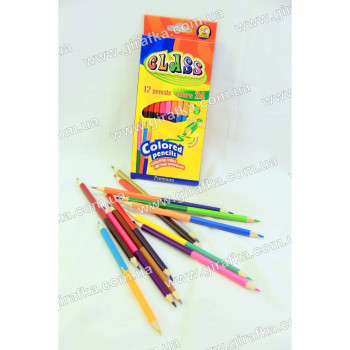 Цветные карандаши Class Премиум 12 карандашей 24 цвета