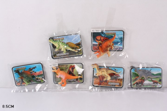 Герои динозавры TB001 (1800шт/2) 6 видов, в пакете 8, 5см Фото