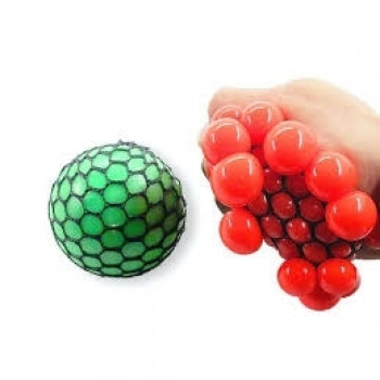 Мяч-лизун в сетке малый, разные цвета