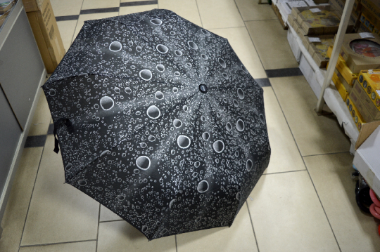 Зонт женский автомат Капелька с глитером MR100 Фото