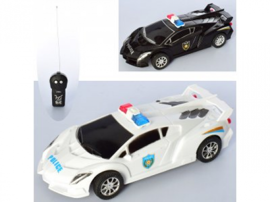 Машина LX897-37B (48шт) р/у, полиция, 22см, 2цвета, на бат-ке, в кульке, 18-25-4,5см Фото
