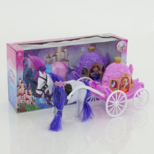 Игровой набор карета принцессы с лошадкой 2 вида Фото