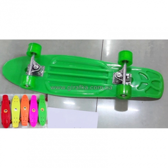 Скейт пенни пластиковый с полиуретановыми колесами Фото