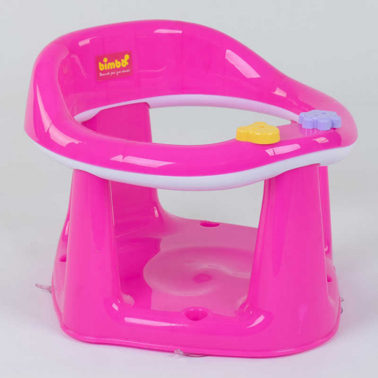 гр Детское сиденье для купания на присосках BM-01611 PINK (1) &quot;BIMBO&quot; цвет РОЗОВЫЙ, в коробке Фото