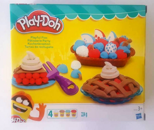 Пластилин &quot;Play-Doh&quot;, 4цв., 224гр, в кор. 20*18*6см Фото