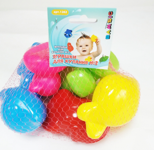 Набір дитячий &quot;Іграшки для купання №2&quot; 8шт Бамсик // Фото