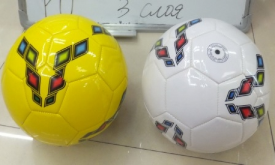 Мяч футбольный BT-FB-0170 PU 300г 4цв.ш.к./60/ Фото