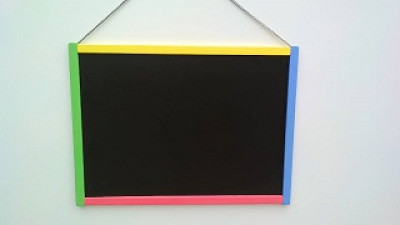 Дошка настінна магнитна кольорова (мольберт) 2 сторони 65*48*2 см
