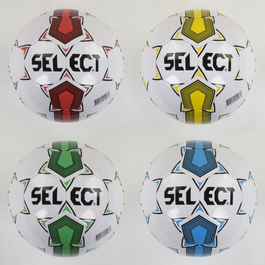Мяч футбольный C 40065 (100) 4 цвета, 260-280 грамм, материал PVC Фото