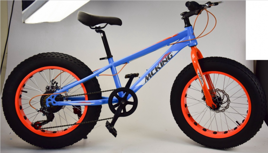 Велосипед 2-х колес 20&quot; FUL-1820B (1шт) синий, подножка, руч.тормоз Фото