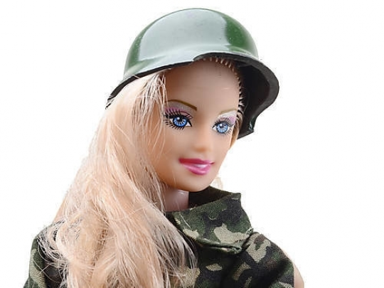 Кукла солдат с автоматом 111B Фото