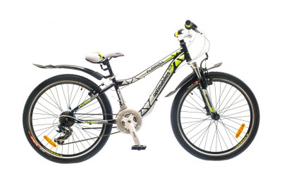 Велосипед 24&quot; Optimabikes FLORIDA AM 14G     St  черно-зелен.  2015