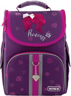 Рюкзак школьный каркасный Kite Education Princess для девочек 950 г 35х25х13 см 11.5 л Темно-фиолетовый (K20-501S-9)