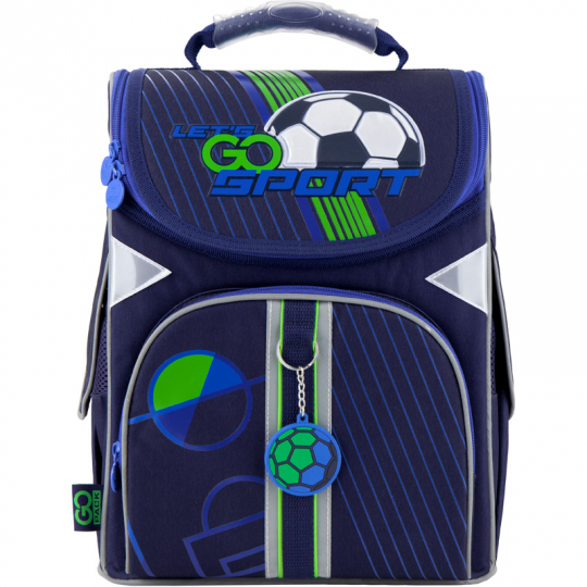 Рюкзак школьный GoPack Education каркасний 5001-10 Football (GO20-5001S-10) Фото