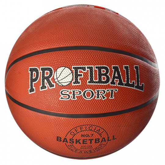 Мяч баскетбольный EN 3225 (30шт) размер7,резина,Profiball, 580 600г Фото