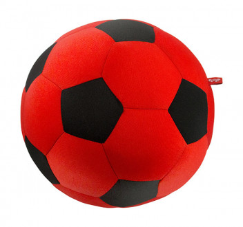 Антистрессовая игрушка мягконабивная &quot;SOFT TOYS &quot;Футбольный мяч&quot; красный, 20*20см