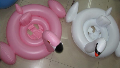 Детский надувной круг-плотик TT14006 «Лебедь» и «Фламинго»
