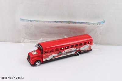 Автобус инерц. TQ123-37A (168шт/2) в пакете 30*6*7см