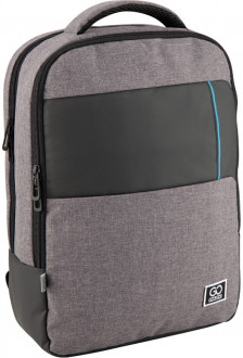 Рюкзак для города GoPack Сity унисекс 535 г 43 х 32 х 11.5 см 17 л Серый (GO20-153L-1)