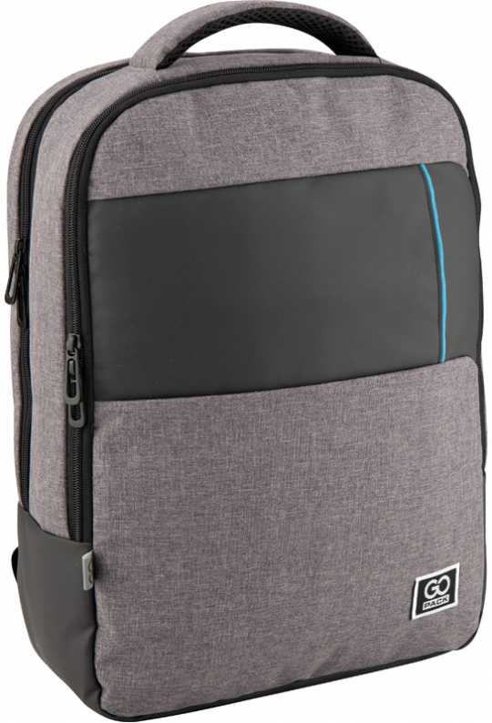 Рюкзак для города GoPack Сity унисекс 535 г 43 х 32 х 11.5 см 17 л Серый (GO20-153L-1) Фото