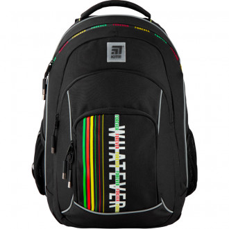 Школьный рюкзак с ортопедической спинкой черный для мальчика Kite Education для 3-6 класса (K20-814L-2)