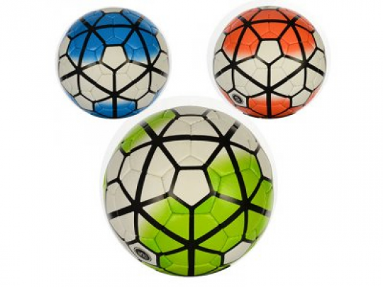 Мяч футбольный 3000-4ABC (30шт) размер 5, ПУ, 1,5мм, 4 слоя, 32 панели, 410-430г, 3 цвета Фото