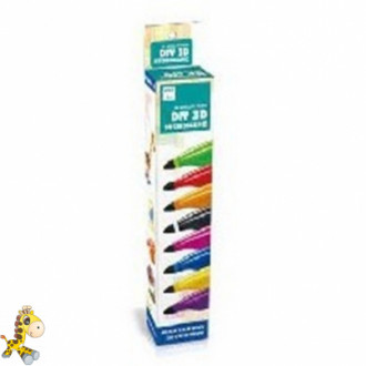 Стержни для 3Д ручки - набор из 8 штук разных цветов  (запаски)