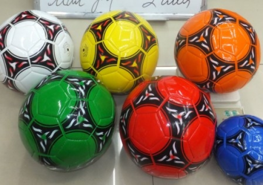 Мяч футбольный BT-FB-0125 PVC 300г 6цв.ш.к./60/ Фото