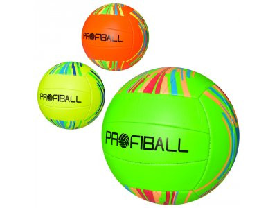 Мяч волейбольный MS 2053 (30шт) официальный размер, ПВХ, 270-280г, 3цвета, в кульке
