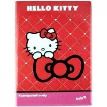 Бумага цветная бархатная A4 Hello Kitty