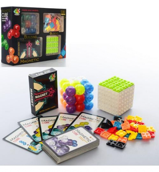 Игра FX7869  магнитная, головоломка, кубик, карточки,в кор-ке, 23-17,5-6,5см Фото
