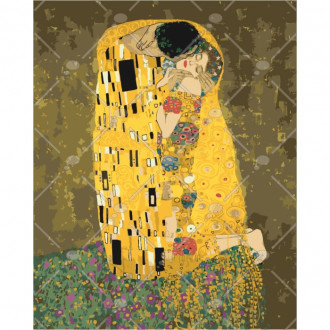 Картина по номерам Люди &quot;Поцелуй 2, Густав Климт&quot;, в термопакете 40*50см