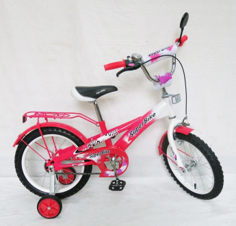 Велосипед детский 141406-P &quot;Super Bike&quot;, колеса 14&quot;