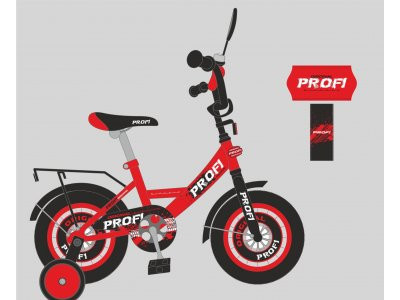 Велосипед детский PROF1 20д. XD2046 (1шт) Original boy,красно-черн.,свет,звонок,зерк.,подножка