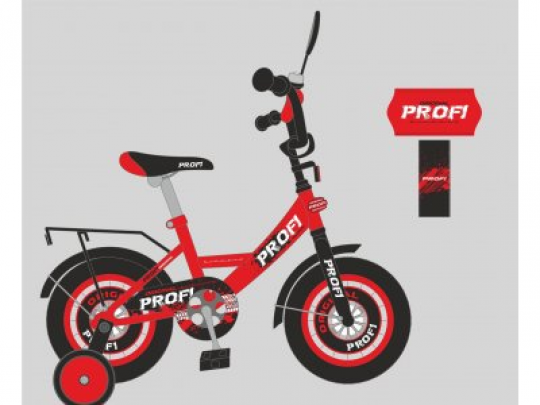 Велосипед детский PROF1 20д. XD2046 (1шт) Original boy,красно-черн.,свет,звонок,зерк.,подножка Фото