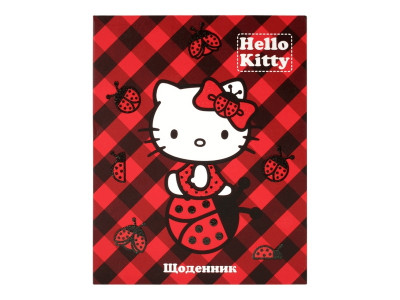 Дневник школьный, глиттер Hello Kitty-2