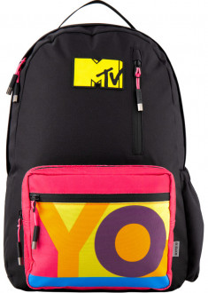 Рюкзак для города Kite City MTV для девочек 520 г 44 x 29.5 x 15 17 л черно-желтый (MTV20-949L-2)