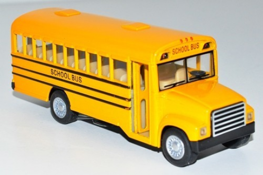 Металлическая модель школьный автобус Фото