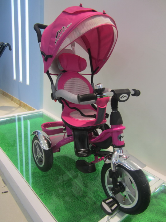 Розовый детский трехколесный велосипед TR17007 Фото