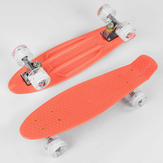Скейт Пенни борд 1102 (8) Best Board, доска=55см, колёса PU со светом, диаметр 6см Фото