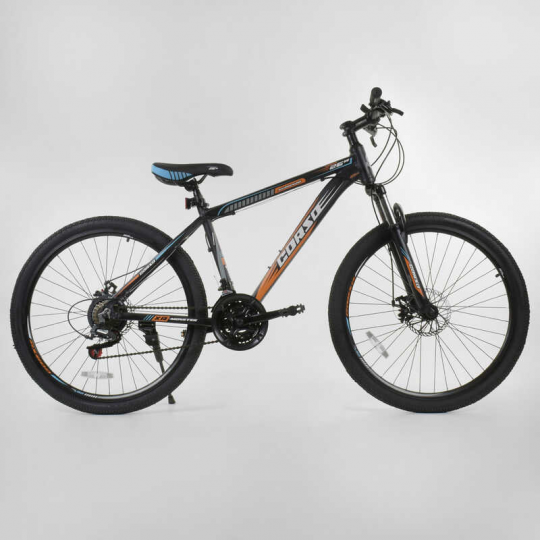 Велосипед Спортивный CORSO 26&quot;дюймов 93092 (1) рама алюминиевая 16.5’’, 21 скорость, собран на 75% Фото