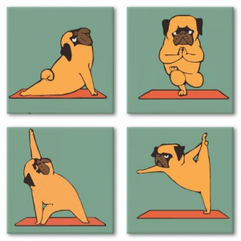 KNP012 Картина по номерам Yoga-dog Идейка