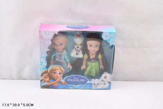 Кукла &quot;Frozen &quot; YX018B 2 сестры, снеговик Фото