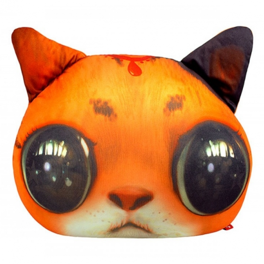 Антистрессовая игрушка мягконабивная &quot;SOFT TOYS &quot;Кіт глазастий&quot; рыжий Фото