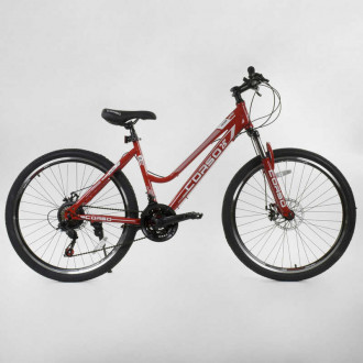 Велосипед Спортивный CORSO 26&quot;дюймов 71297 (1) рама металлическая 16’’, 21 скорость, собран на 75%